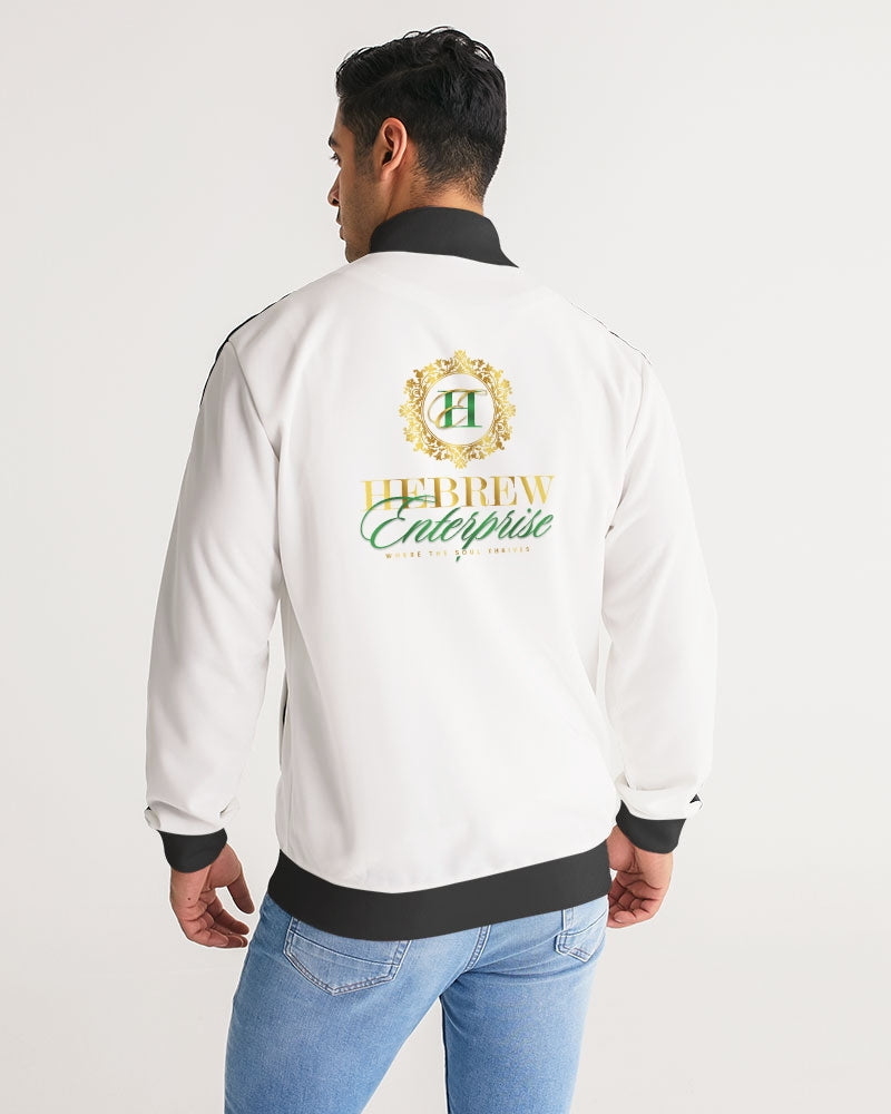 Hebrew Enterprise Men's Stripe-Sleeve Track Jacket