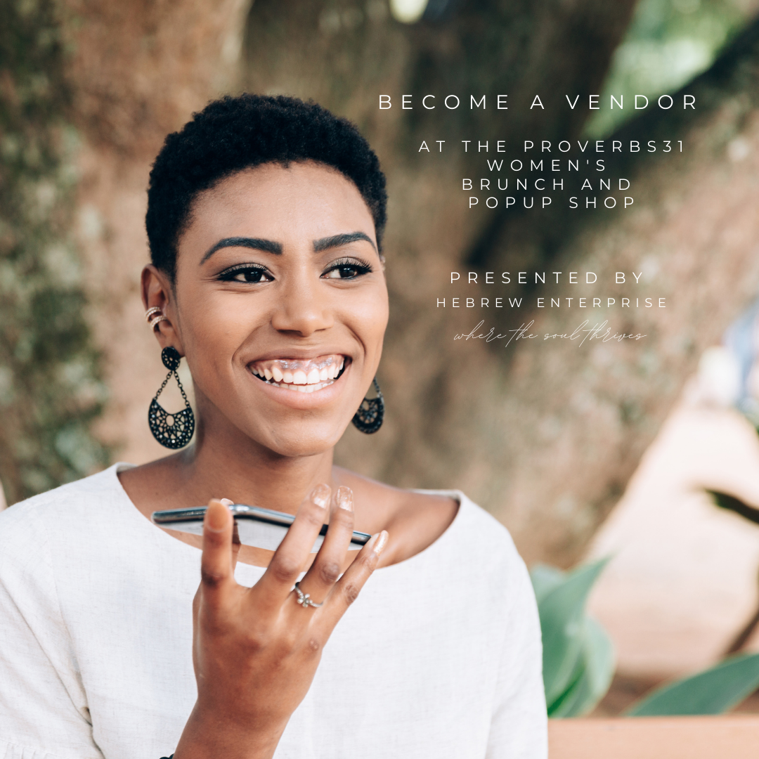 PROVERB'S 31 VENDOR'S REGISTRATION FORM