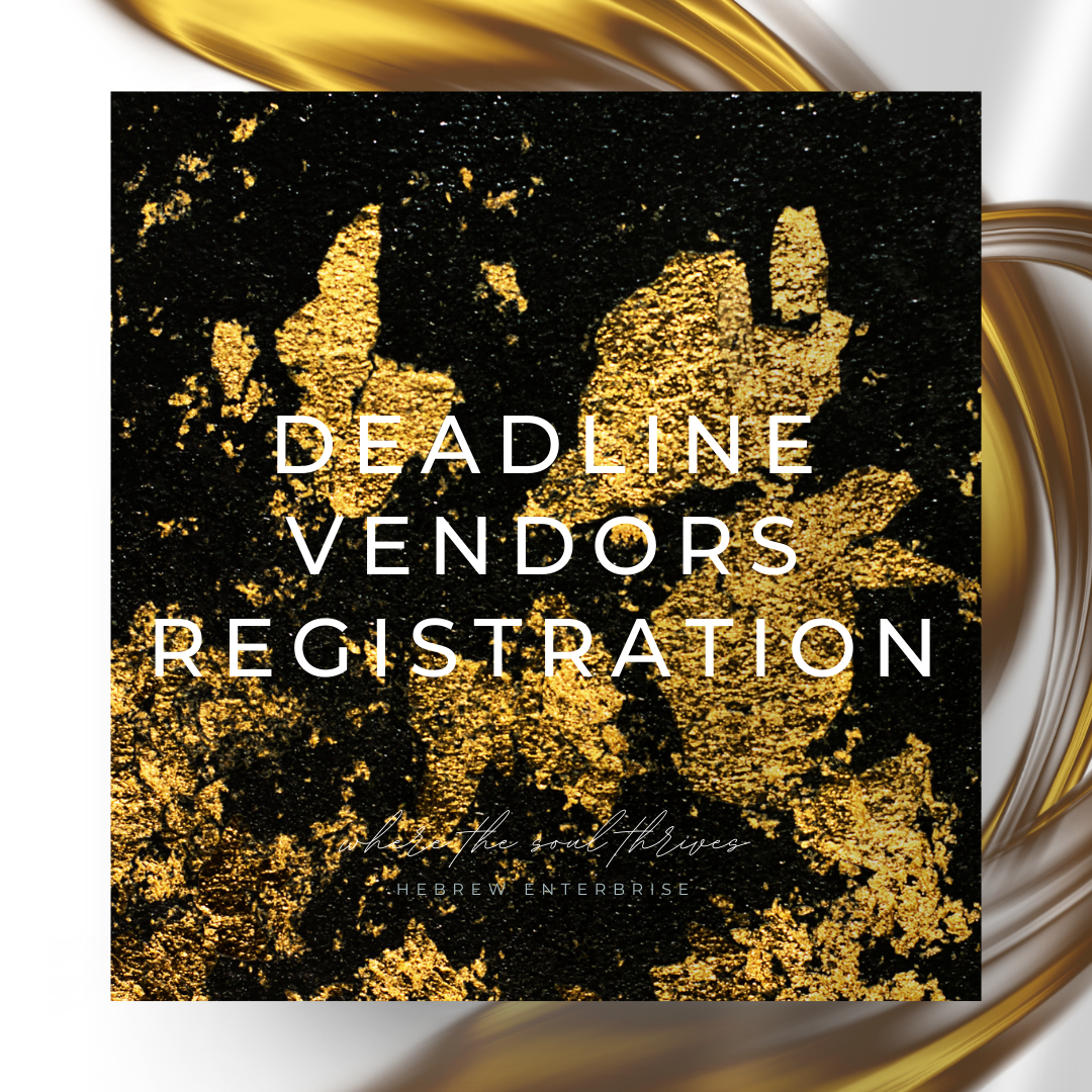 DEADLINE VENDORS REGISTRATION CHECKOUT